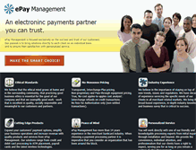 Tablet Screenshot of epaymgmt.com